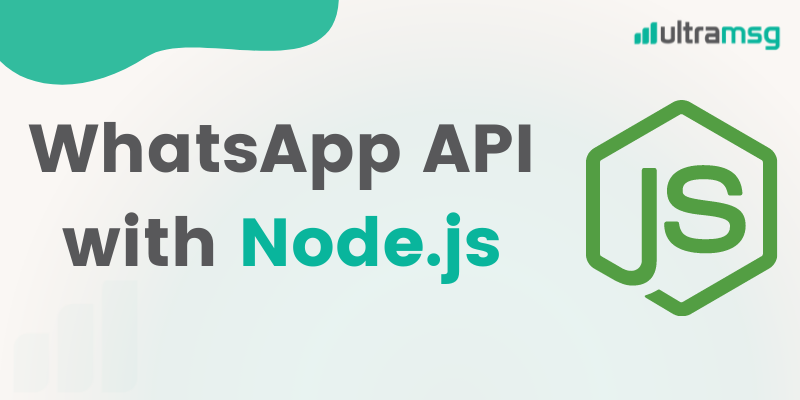 Invia un messaggio tramite l'API di WhatsApp utilizzando Node.js-ultramsg