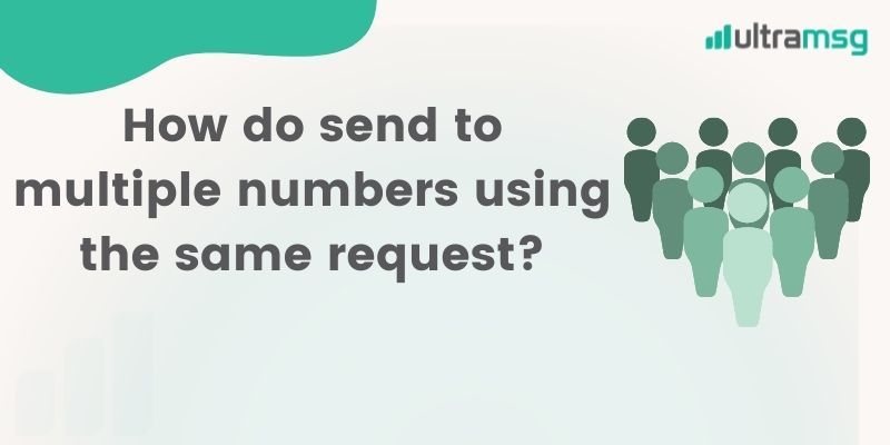 enviar para vários números usando a mesma solicitação