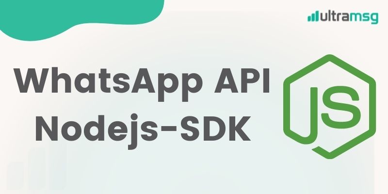 WhatsApp API Nodejs-SDK-ultramsg